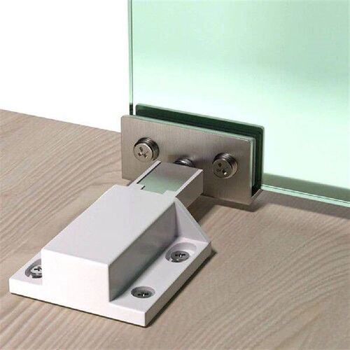 Stainless Steel Glass Door Hinge Double Head Magnetic Catch