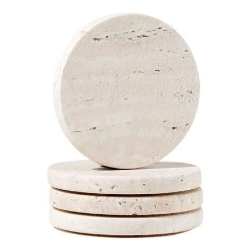 Natural Marble Coasters Placemat Vintage Combinable
