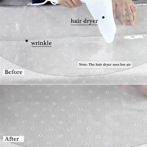 Round PVC Tablecloth Transparent Plastic Soft Glass Waterpro