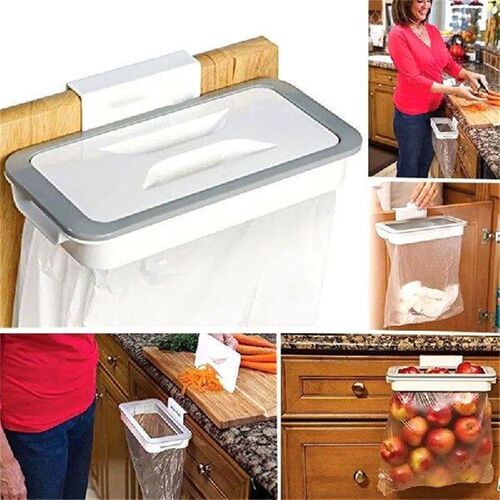 Portable RV Garbage Bag Holder With Lid Convenient Kitchen
