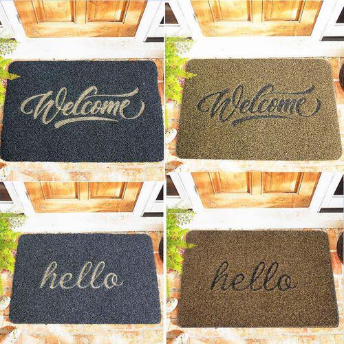 Decorative Door Mat  Outdoor Indoor Doormat Shoes Clea