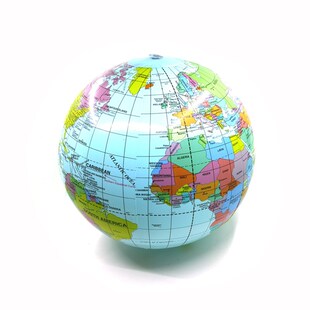 1 14 inflatable earth world globe map ball geography toy