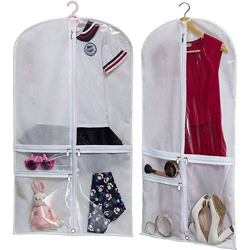 Dance Garment Bags For Dancers With 3 Clear Zipper Pockets T