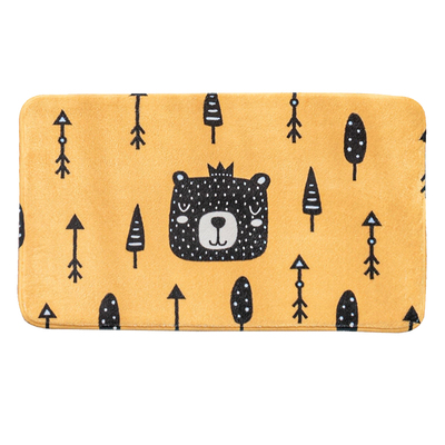 Absorbent felt bedroom entrance door mat bathroom rug carpet