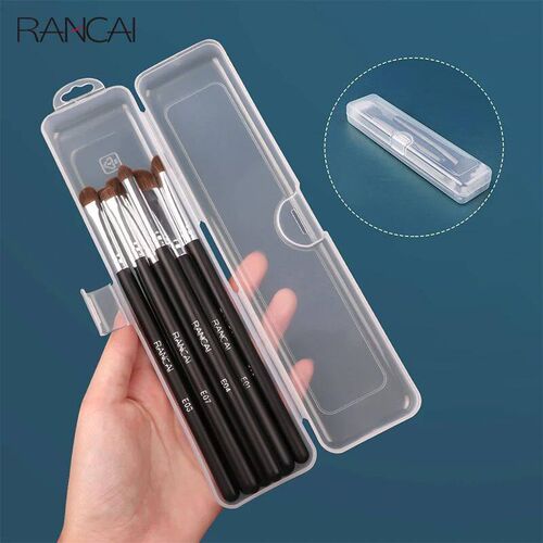 Portable Makeup Brush Storage Box  Eyebrow Pencil Tableware