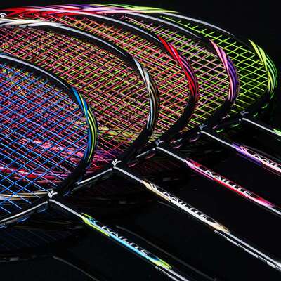 Kayette Badminton Racket Single Shot Full Carbon Light 8u Of