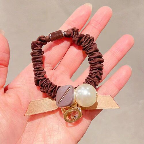 Pearl Elastic Bow Japanese Korean Style HighClass HeadropeHi