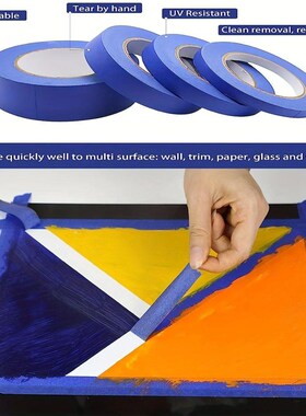 Blue Painters Tape, 1/2 inch,3/4 inch,1 inch,2 inch, 60yds,