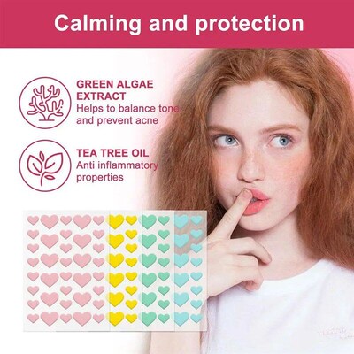 144PCS Star Pimple Patch Acne Colorful Invisible Acne