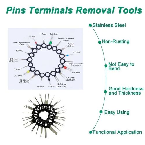 59/41pcs Car Terminal Removal Kit Universal Wire Plug Connec