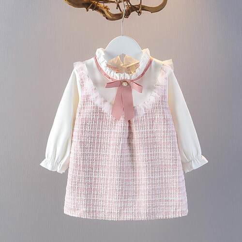 Princess Dress 女童长袖公主裙子洋气宝宝儿童礼服