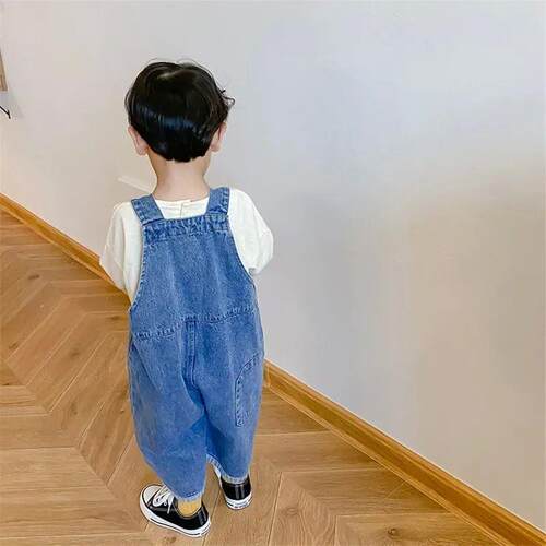 2025 Autumn New Children Loose Overalls boys girls casual al