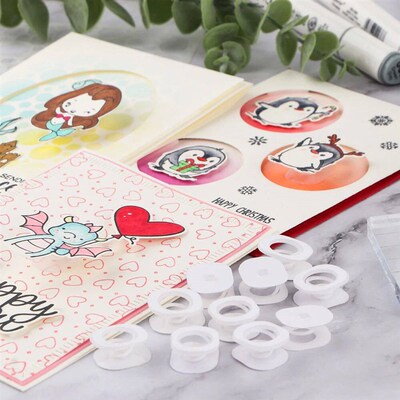 30Pcs/set Self-Adhesive Springs Mini Action Wobbles Small Wo