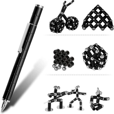 Magnetic Metal Ballpoint Pen Multifunctional Deformable Neut