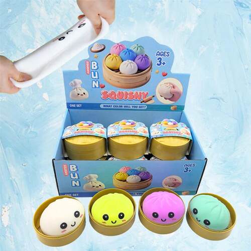 -Colorful Simulated Dumpling Squishy Relaxing Relieve Anxiet