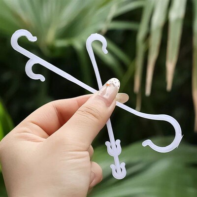 100Pcs Plant Tomato Support J Shaped Hooks Reusable Vegetabl