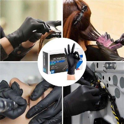 Nitrile Throwaway Gloves Nitrile Gloves Nitrile Gloves 100X