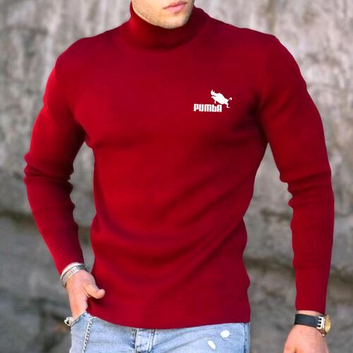 Spring Autumn Winter Men Cotton Cashmere Bottom Shirt High E