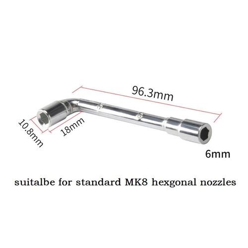 New Hex L-shaped Socket Wrench 6/7mm Screw Nut Wrench Sleeve