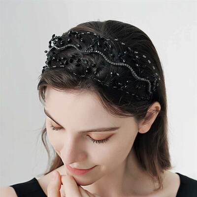 New Bridal Crystal Crown Hair Band Wedding Party Hair Compre