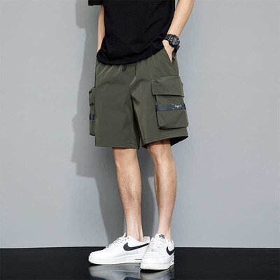 Ice Silk Casual Shorts Boys Plus Size Fertilizer Summer Tool