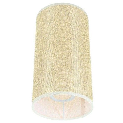 Round Linen Lampshade 14-26cm Beige Fabric Replacement for