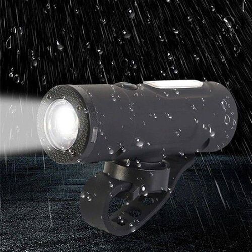 Bright 500 Lumen Rechargeable Bike Headlight with Smart