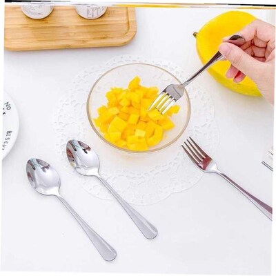 StainlessSteel Knife and Fork Set Small Spoon可携式刀叉套组