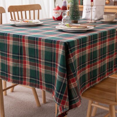 Christmas decoration tea table tablecloth table flag圣诞桌布