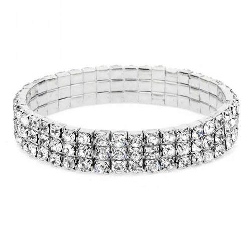Silver Ankle Bracelet For Women Rhinestones Anklet Chain