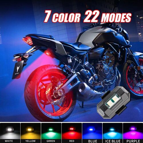 7 Colors Motorcycle Flasher Turn Signals Directional Light K