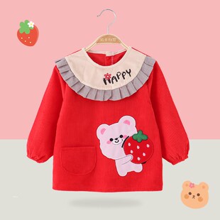 Baby Bib Winter Outerwear Stylish Kids Apron Waterproof Anti