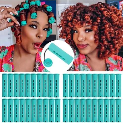 10pcs Hair Perm Rods Short Cold Wave Rods Hair Curler No Hea