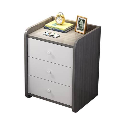 Nightstand simple drawer storage cabinet bedside table