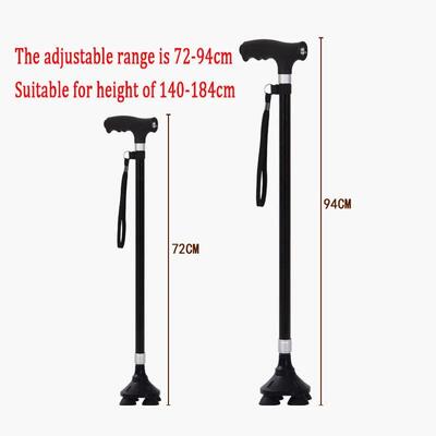 Non-slip Walking Sticks For The Elderly Retractable Aluminum