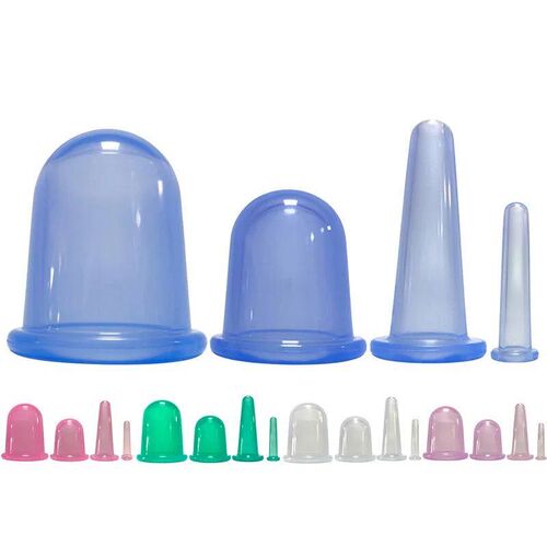 2/4Pcs Vacuum Cupping Cans For Massage Ventosa Celulitis Suc
