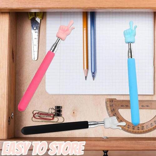 Telescopic Teacher Pointer Stick Extendable Hand Pointer Fin