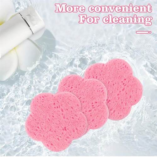 20pcs Flower Shape Facial Cleansing & Exfoliating Compressed