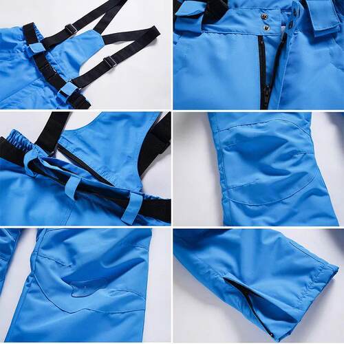 New Men and Women Winter Outdoor Ski Pants Windproof Waterpr