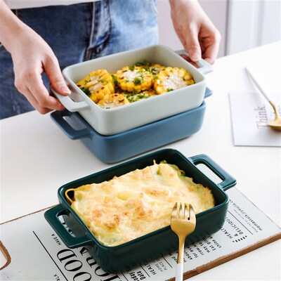 home oven rice plate baking utensils western dish bowl