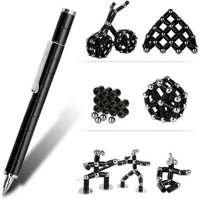 Magnetic Metal Fidget Pen Toys Multifunctional Gift Deformab