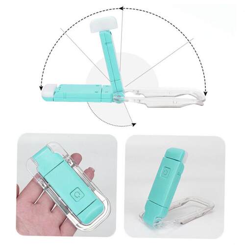 USB Book Light Book Reading Lamp Clip-on Book Lights Folding