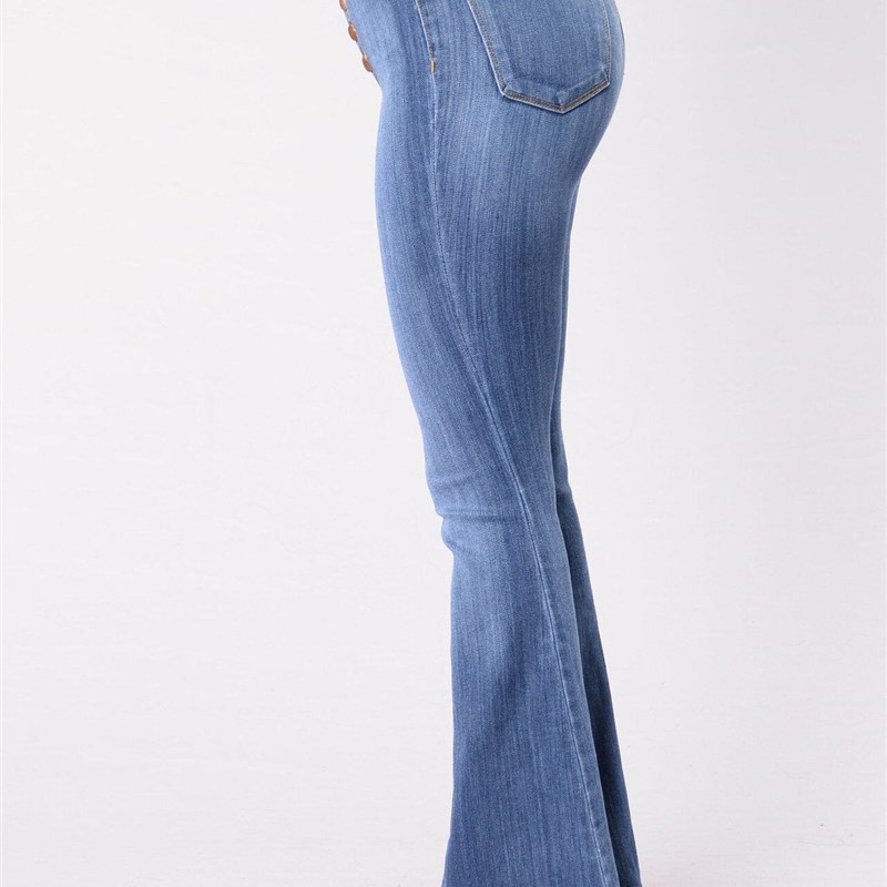 High Waist Flare Jeans for Women Summer 2023 Skinny Bell Bot图片
