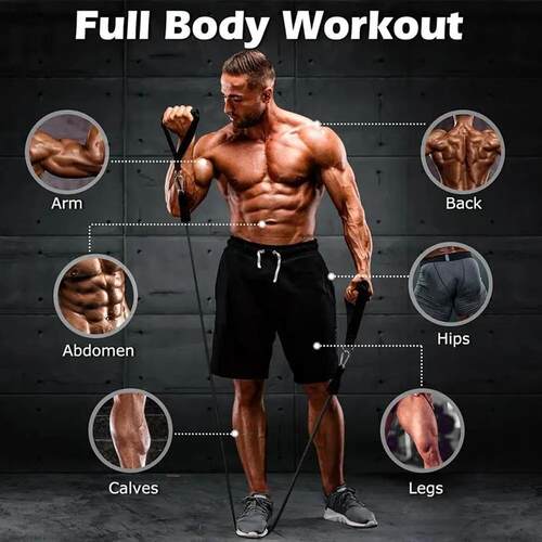 Resistance Bands Set Tension Pull Rope for Men Women Workout