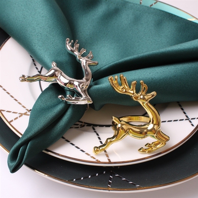 6Pcs Christmas Napkin Ring Holders Xmas table Decoration圣诞