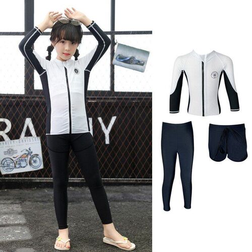 Couple Diving Suit Female Split Long-sleeved Swimsuit Trouse