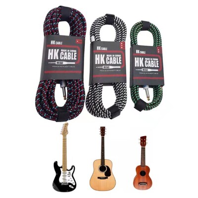 Electric Guitar Cable Wire Cord No Noise Shielded Bass Cable