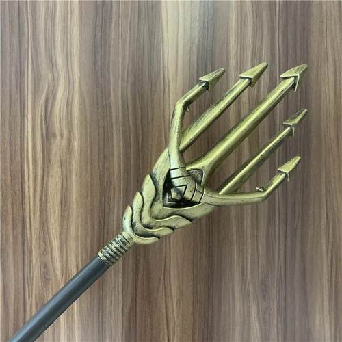 Big 146cm Trident Movie God Of Sea Cosplay Legend Fork Plast