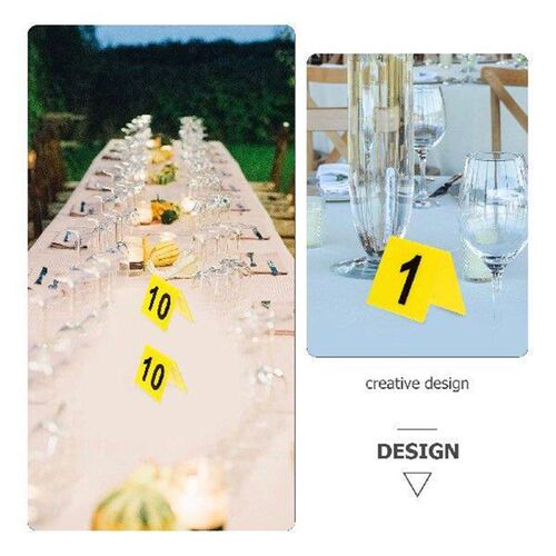10 Pcs Signage Labels Crime Scene Markers Double Sided