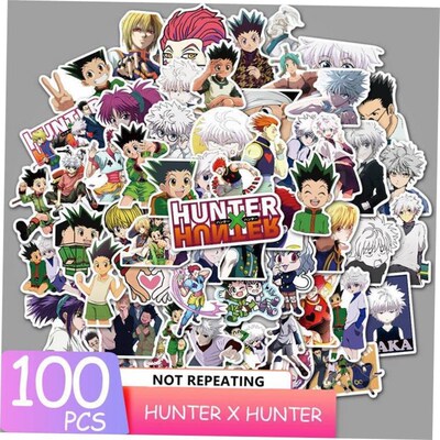 100pcs Anime Stickers Demon Slayer Hunter X Graffiti DIY Lug